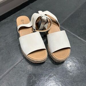 Harlow Cream Espadrille Sandals